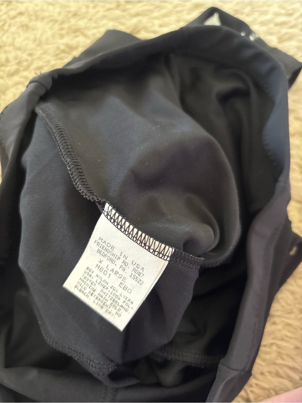 Vintage Cannondale 6-Panel Classic Cycling Shorts Black XL NWT Made in USA - Picture 4 of 5